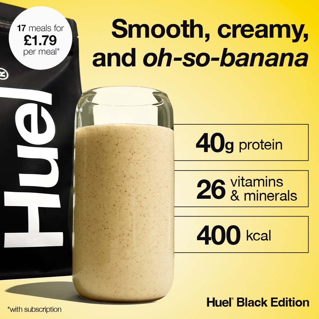 Huel Facebook ad