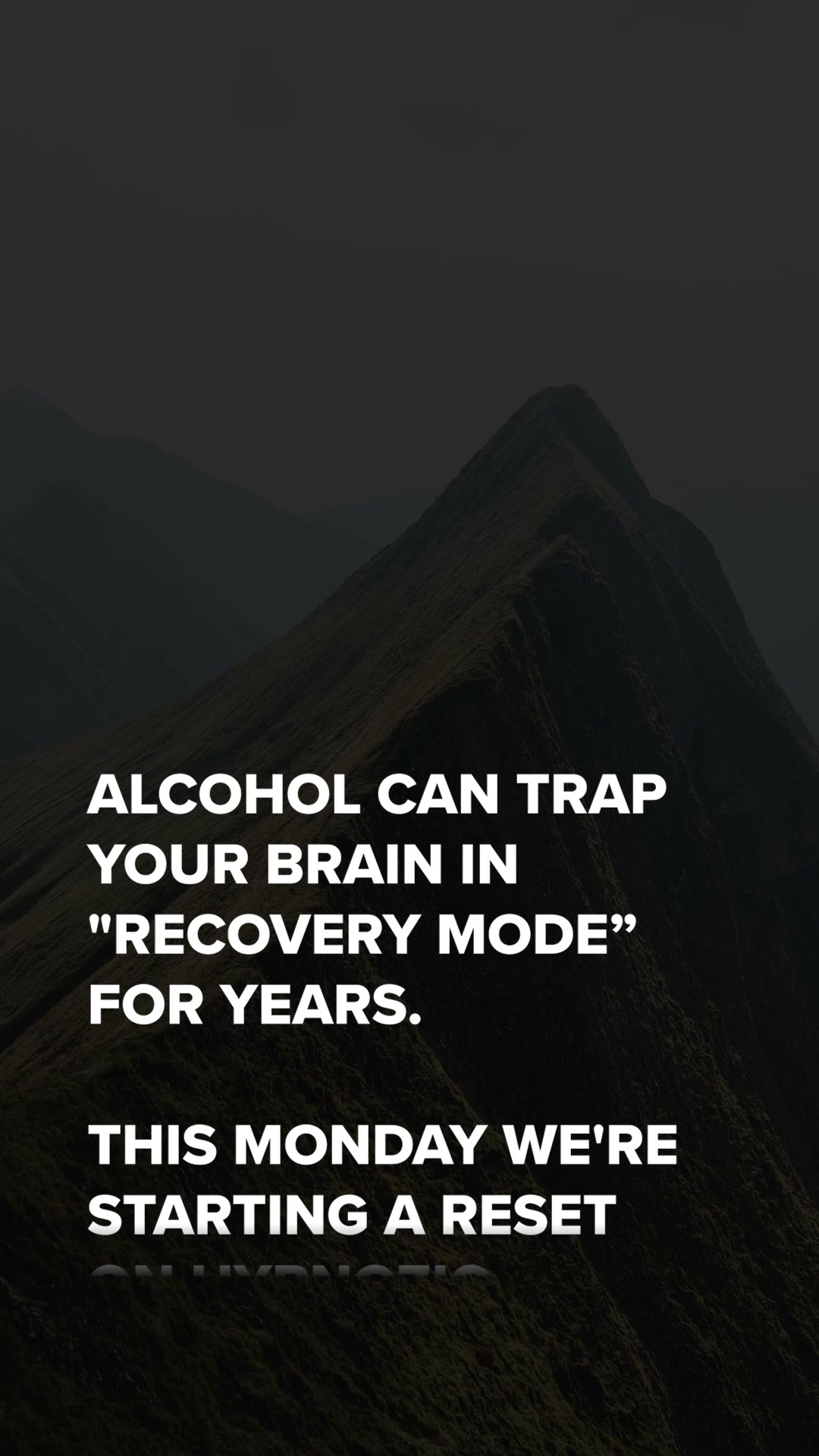 Hypnozio: power of hypnotherapy Facebook ad: Break Free from Alcohol Addiction