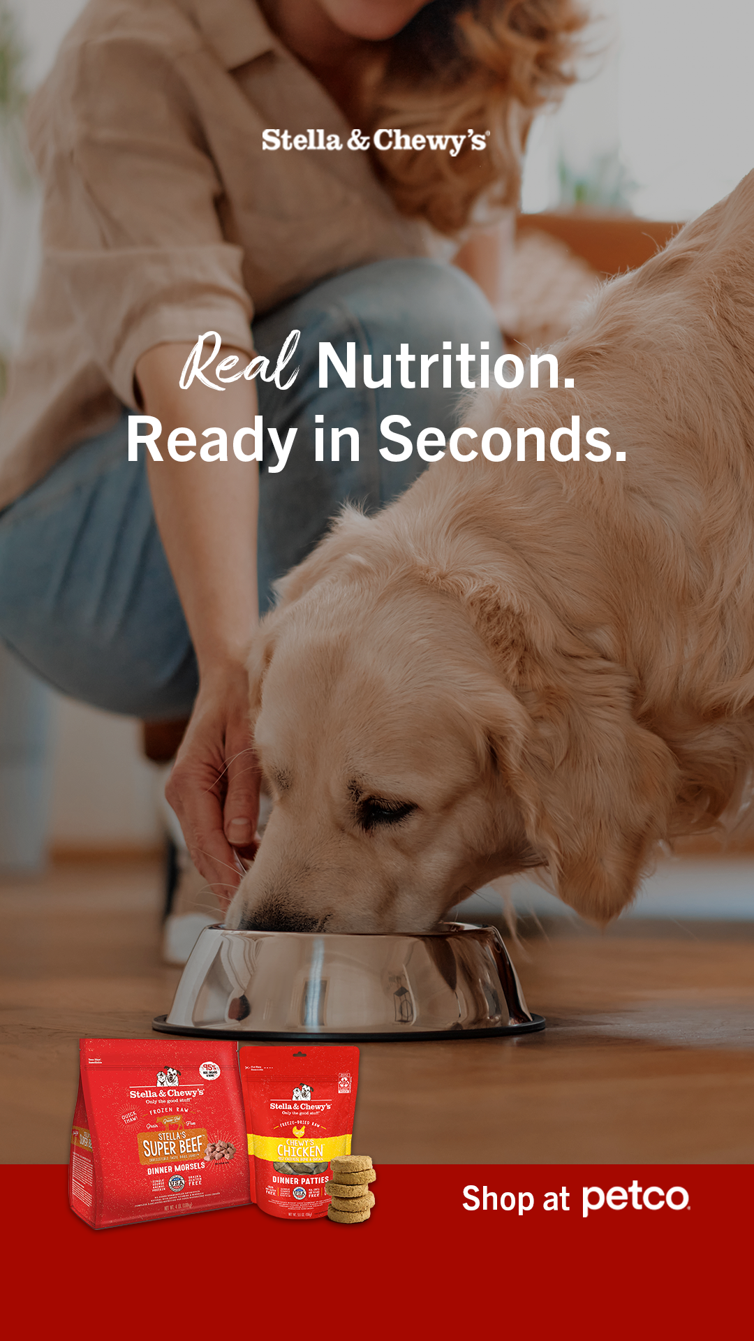 Stella & Chewy's Facebook ad
