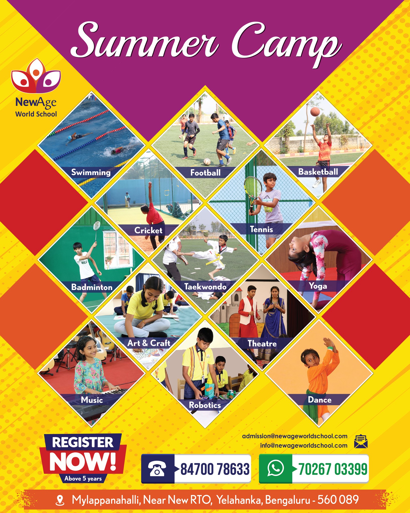 NewAge World School Facebook ad: NewAge World School Summer Camp 2026 is here!