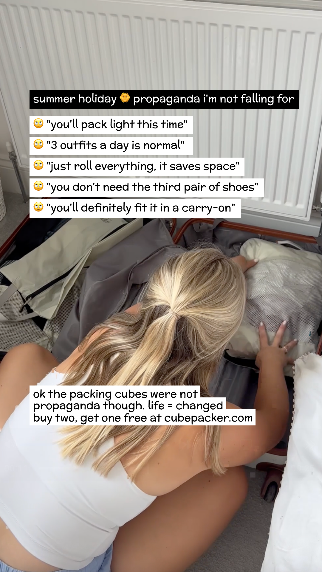 Cube Packer Facebook ad