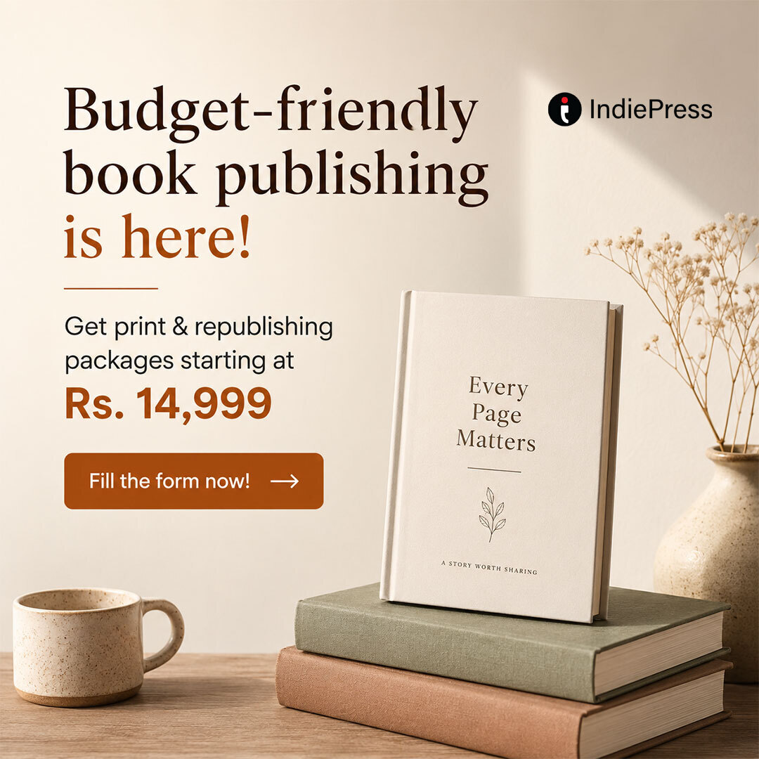 Indie press Facebook ad
