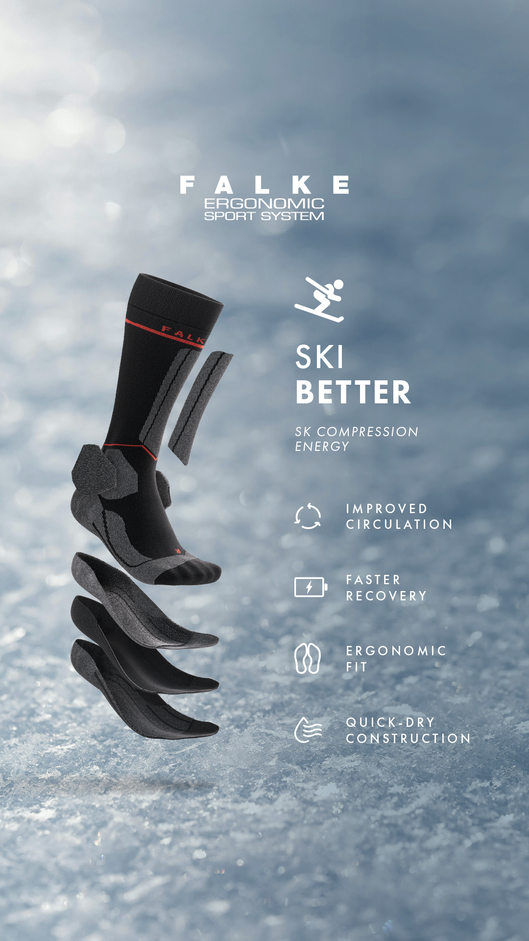 FALKE Ergonomic Sport System Facebook ad