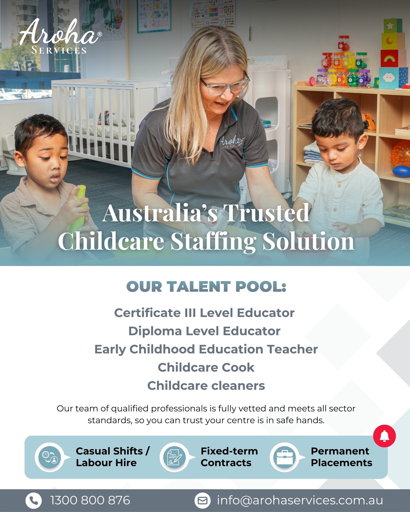Aroha Services Facebook ad