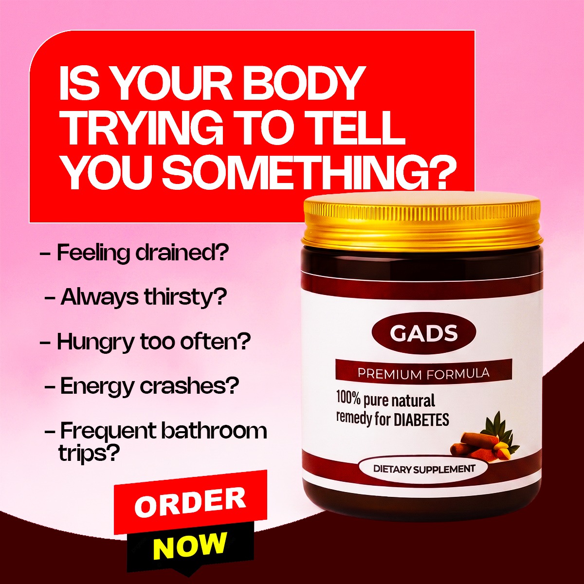 Happy and strong Facebook ad