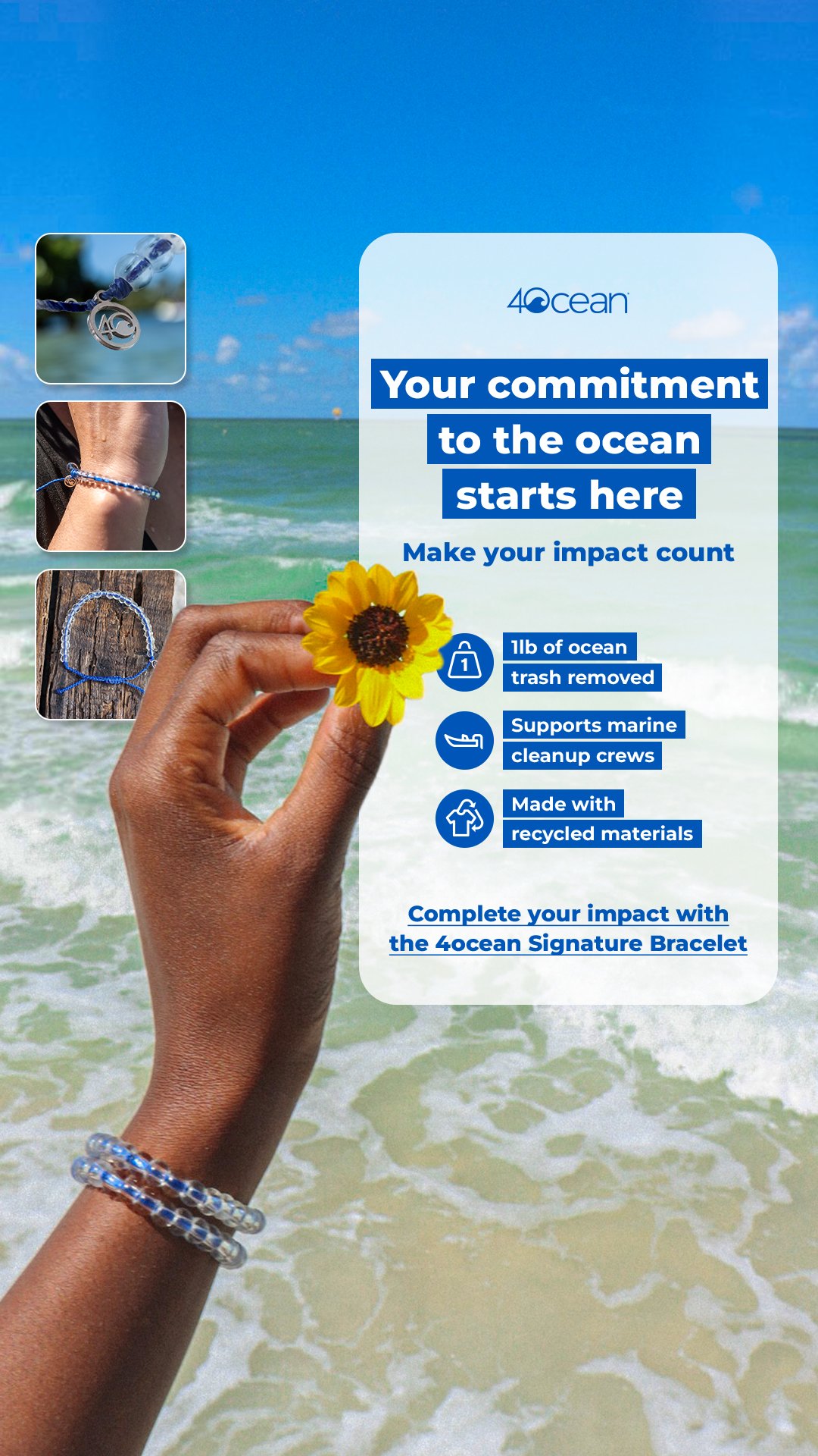 4ocean Facebook ad