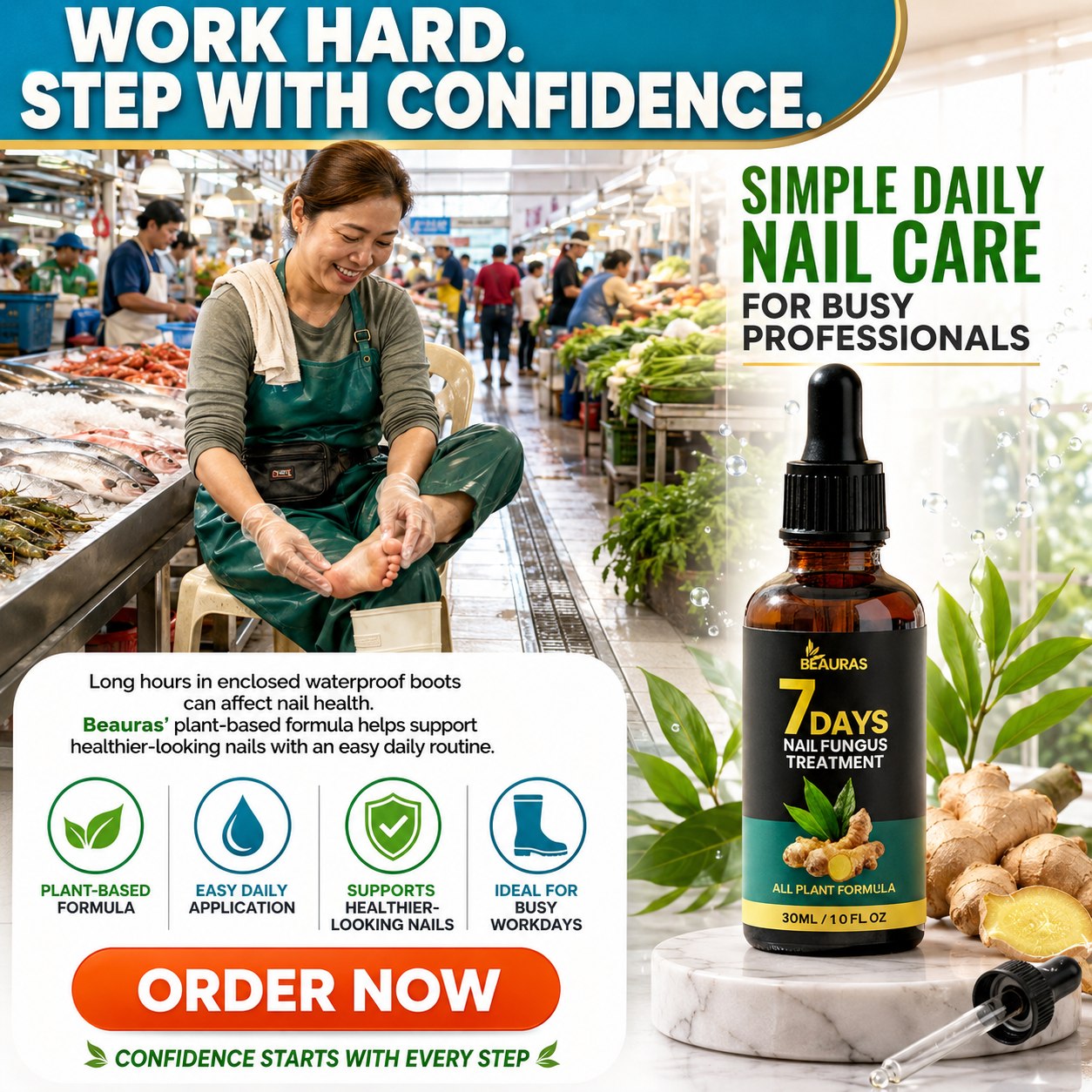 7 days Nail Fungus Treatment Oil Facebook ad
