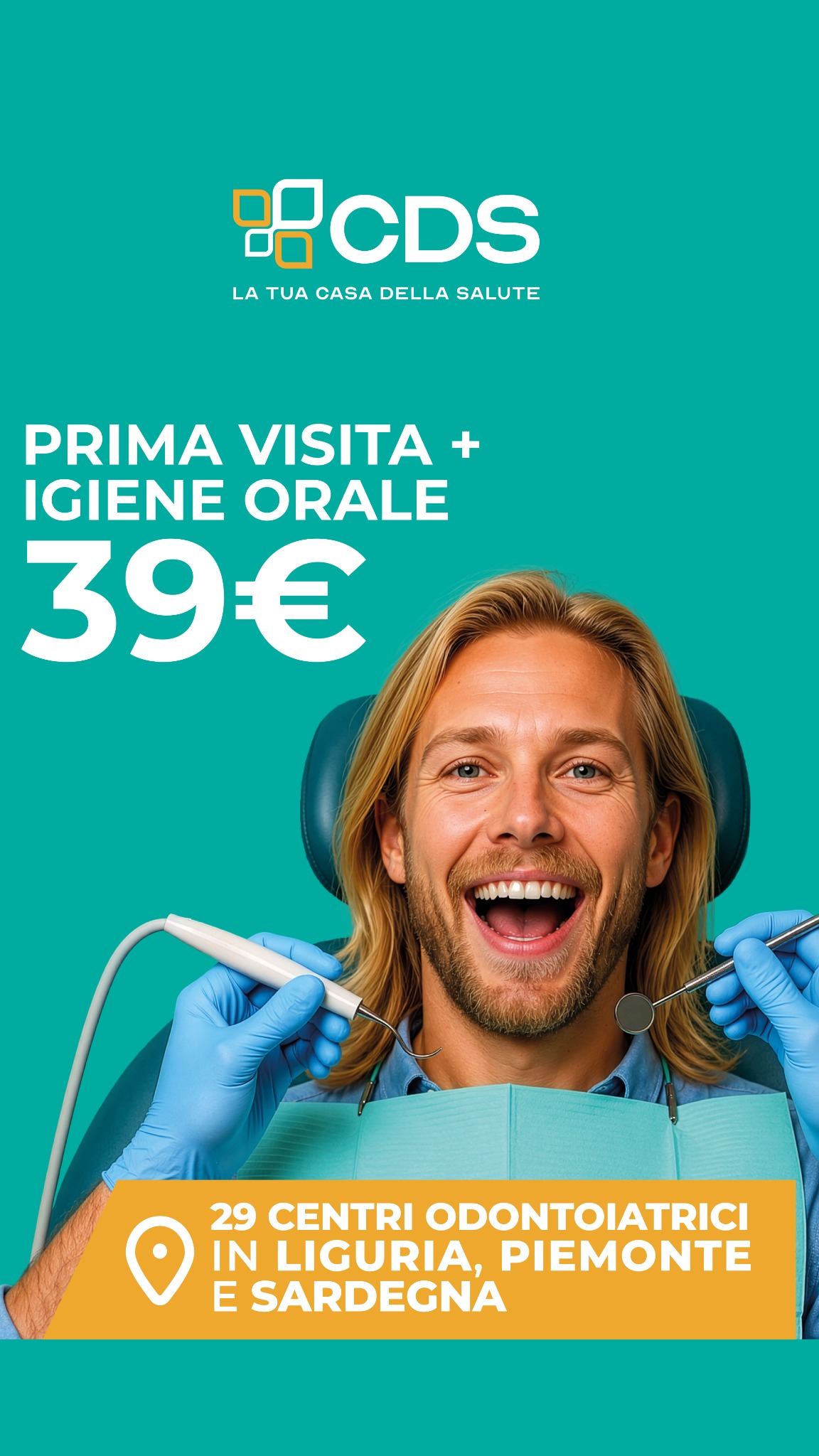 CDS - La tua Casa della Salute Facebook ad: Centri odontoiatrici CDS