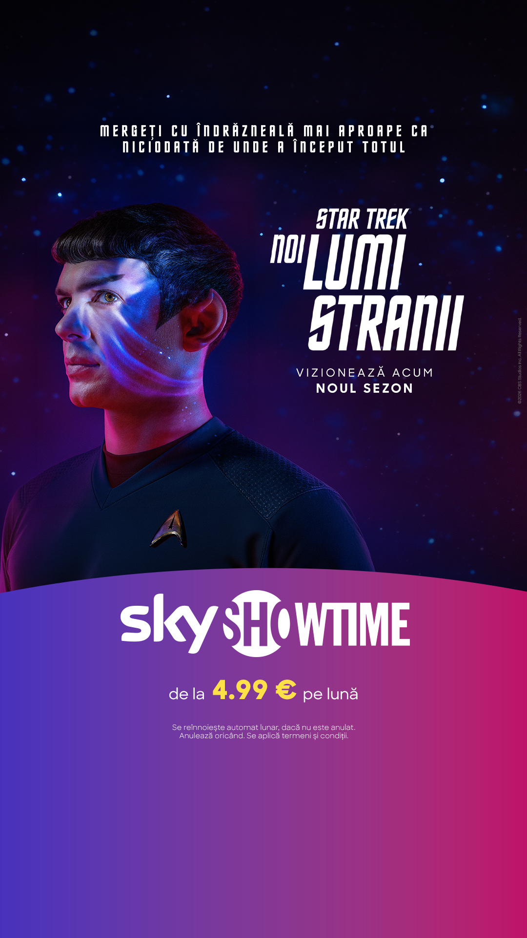 SkyShowtime Facebook ad from Jul 24, 2026