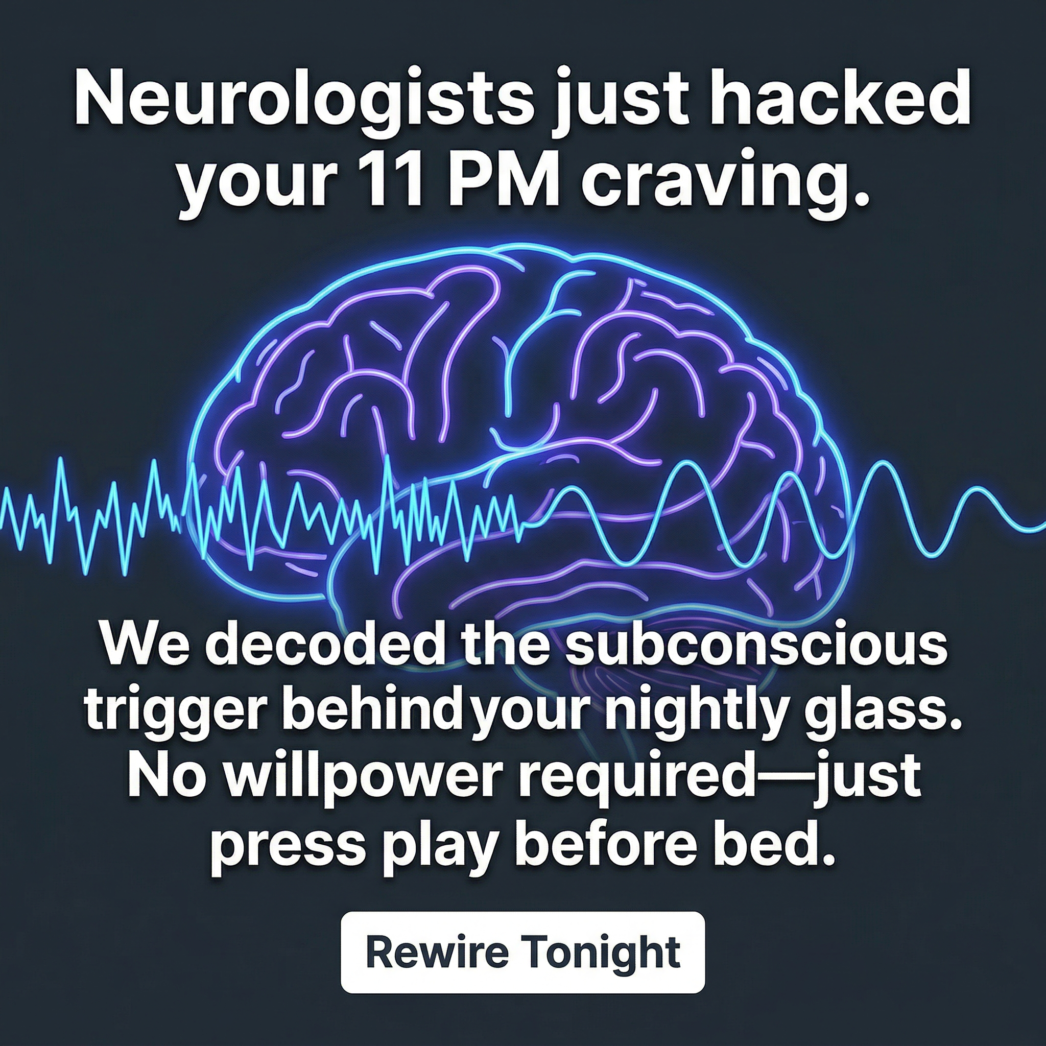 Hypnosis to Stop Drinking Facebook ad