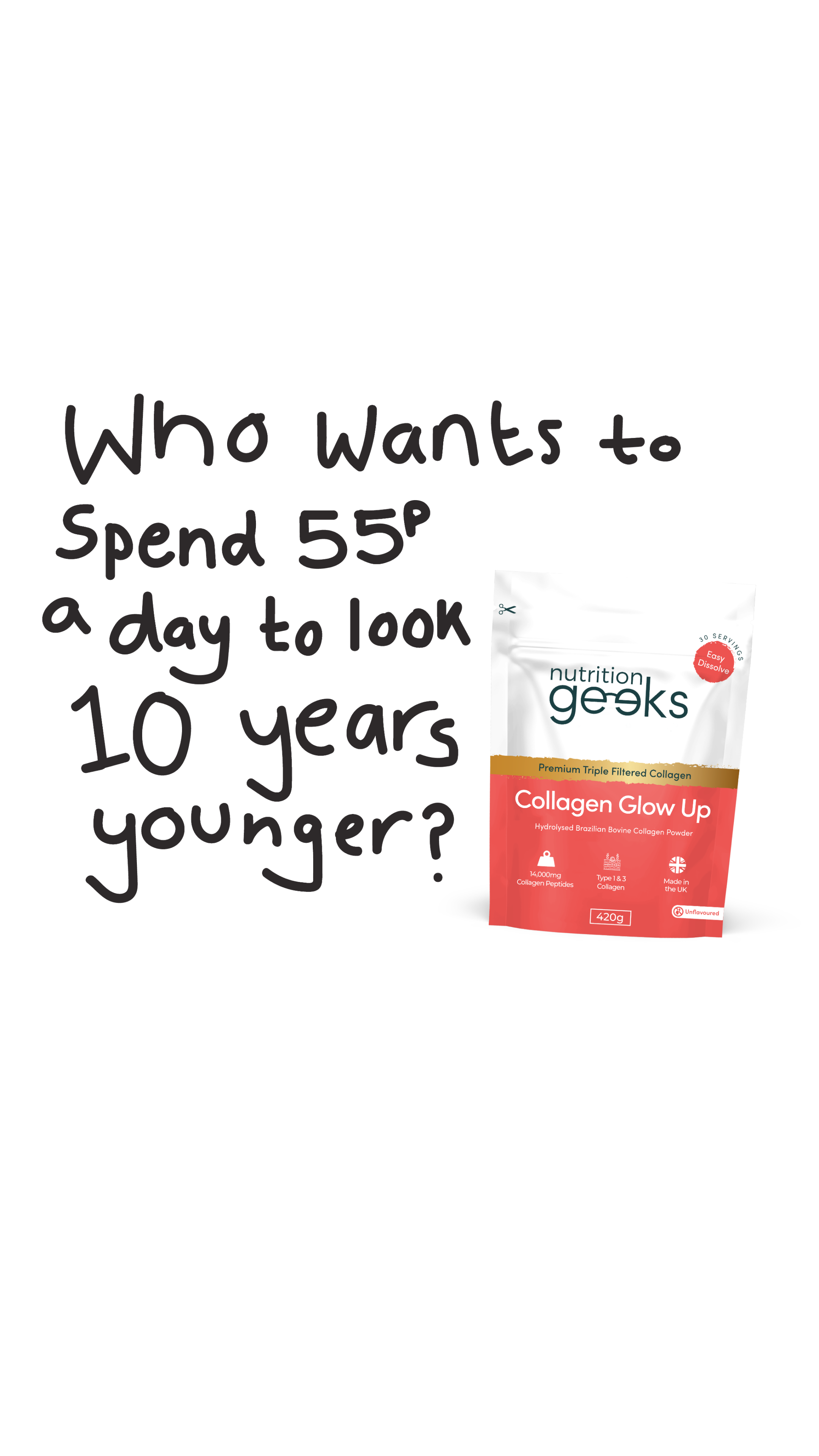 Nutrition Geeks Facebook ad