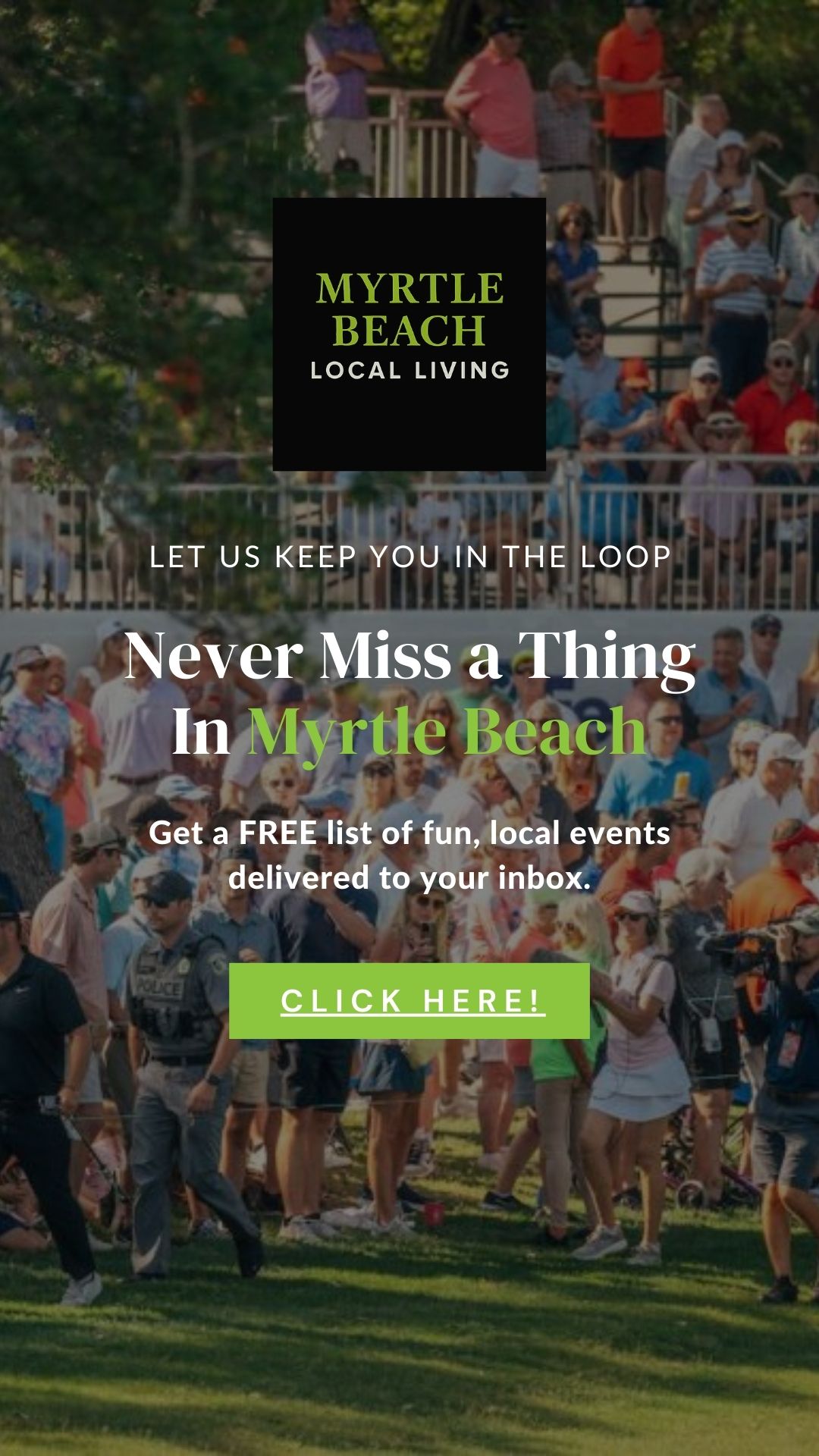 Myrtle Beach Local Living Facebook ad