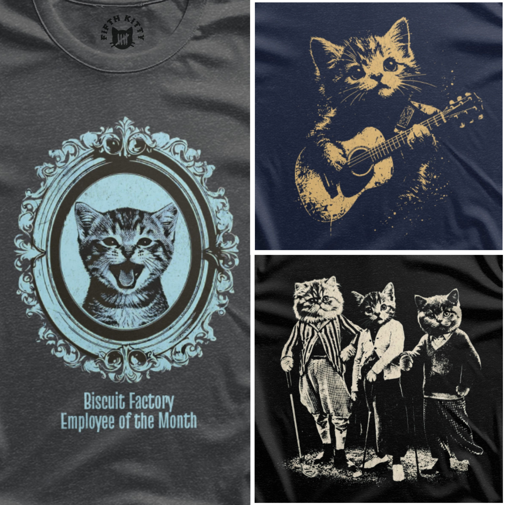 FifthKitty Brand Facebook ad: Funny Tees You’ll Actually Wear