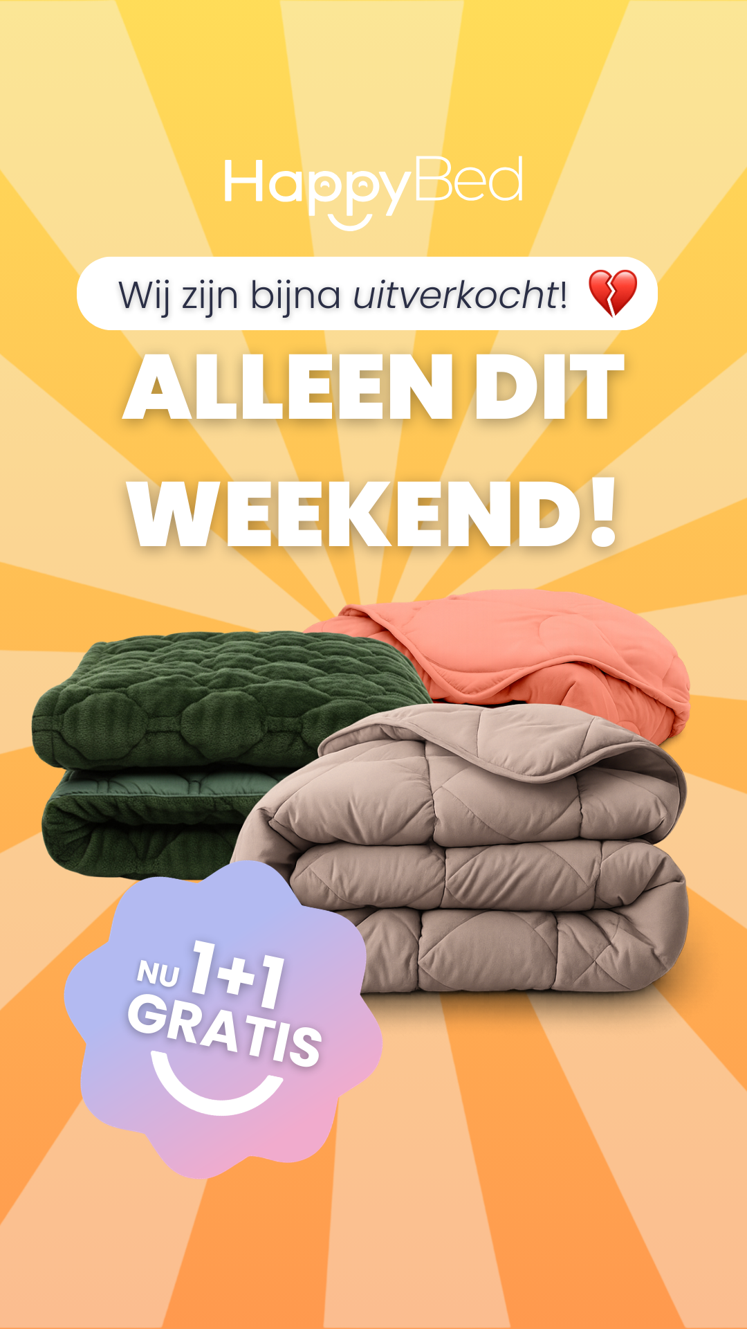 HappyBed Facebook ad