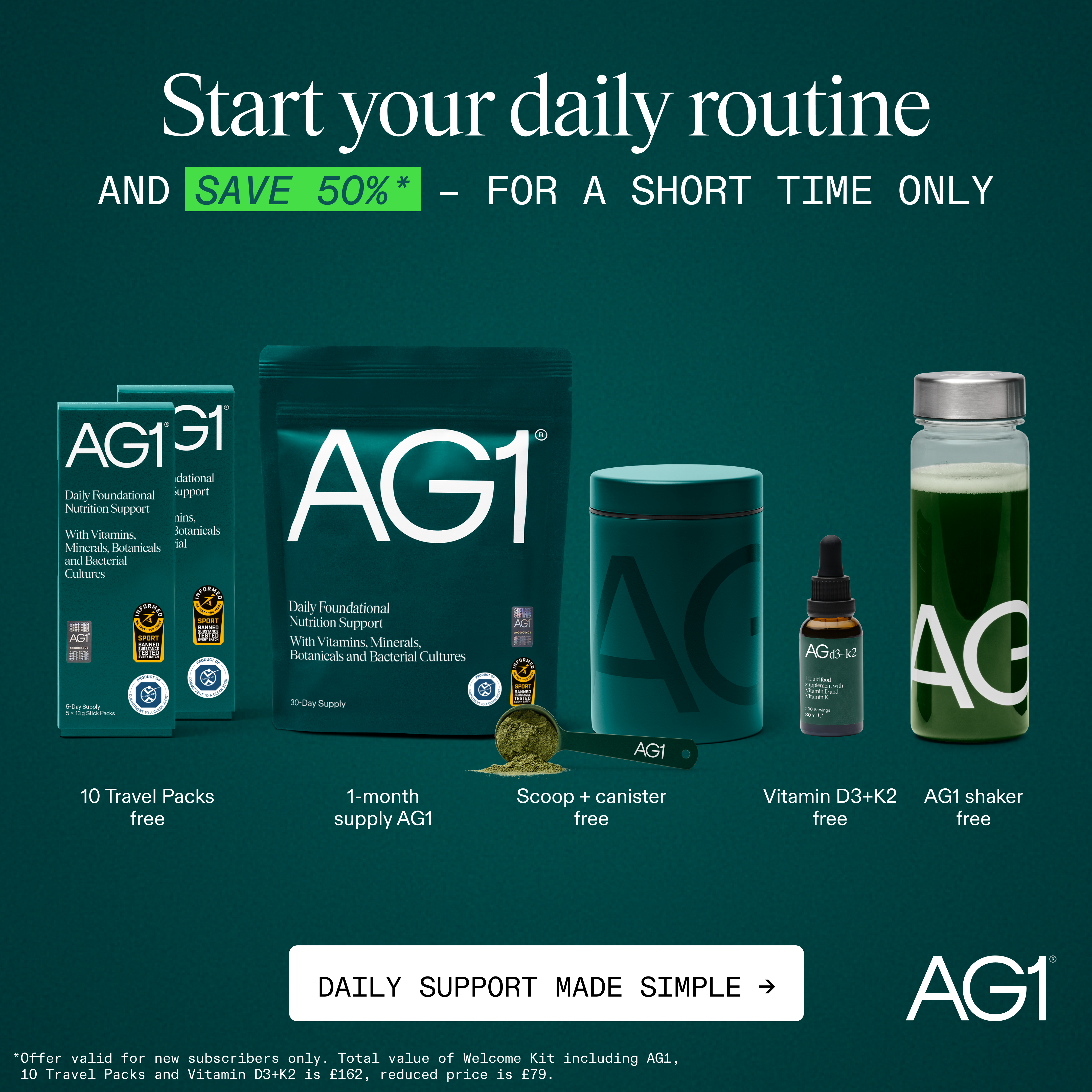AG1 by Athletic Greens Facebook ad