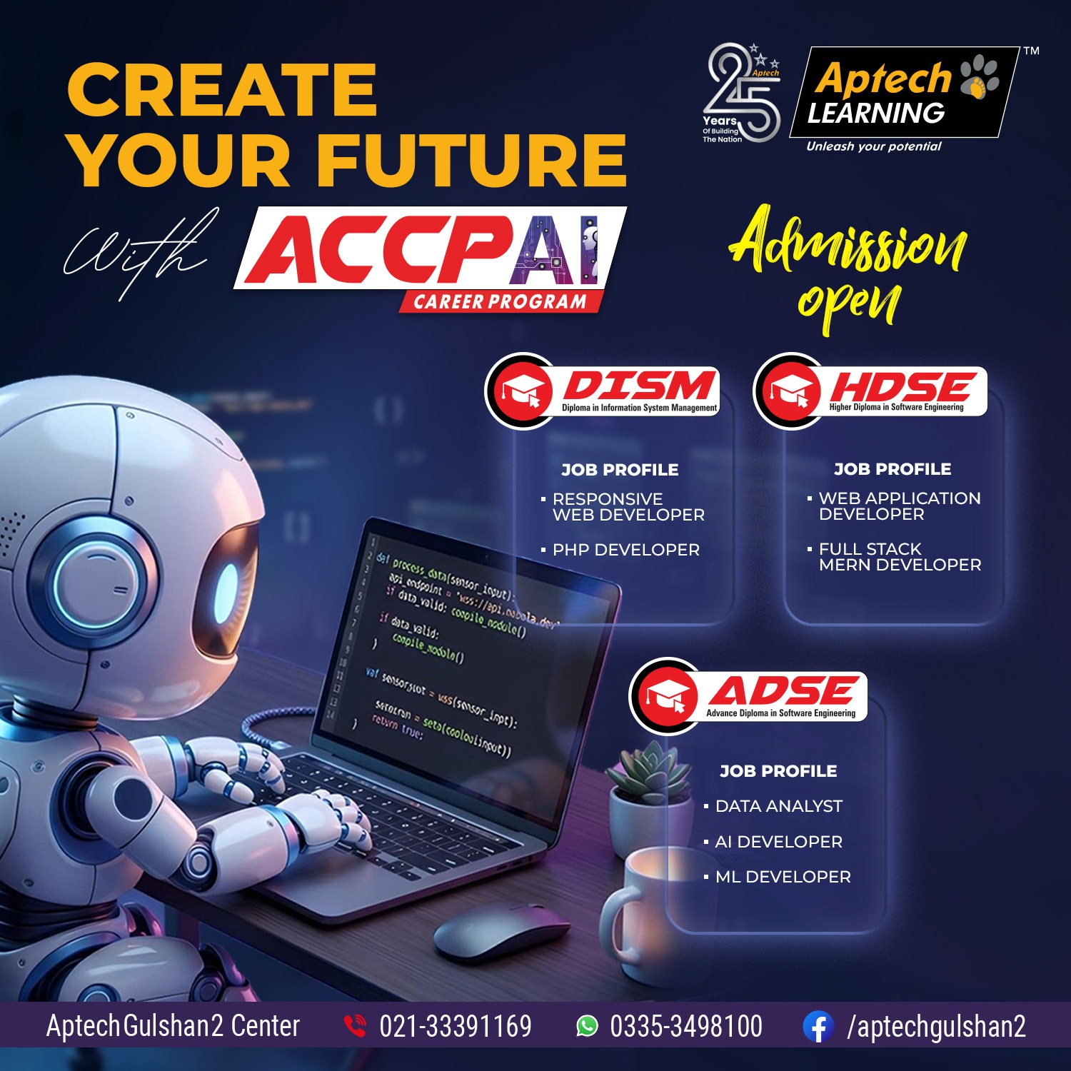 Aptech • Gulshan II Facebook ad
