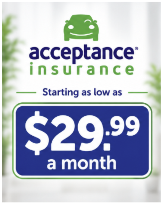 Acceptance Insurance Facebook ad
