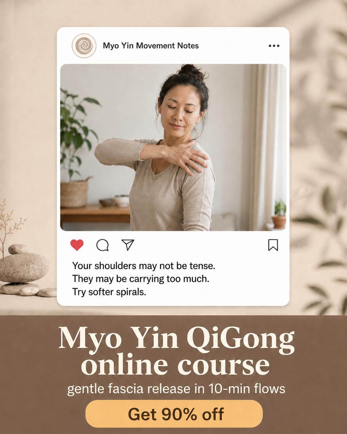 Newmindstart Body Facebook ad: MYO YIN QiGong