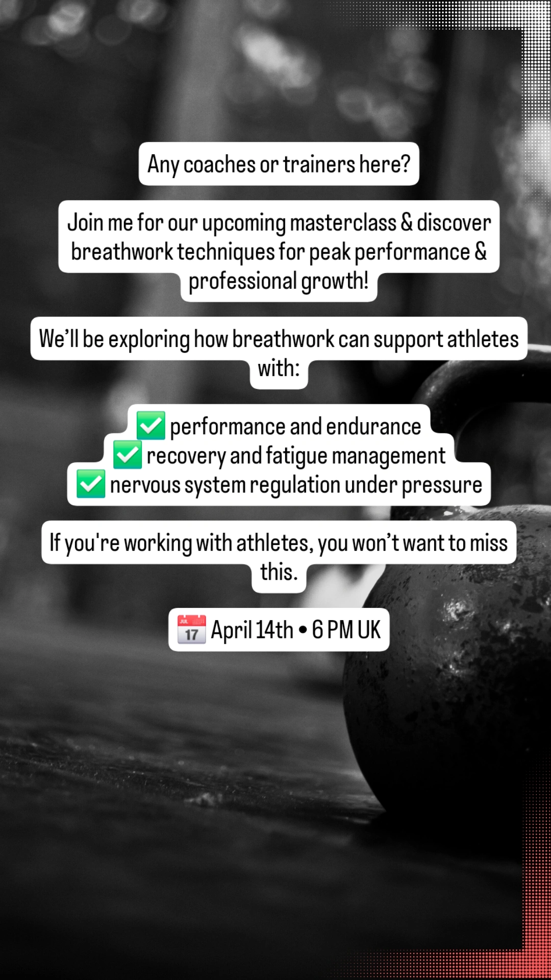Oxygen Advantage Facebook ad