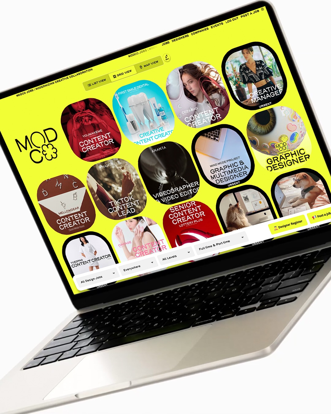 plaimanas Facebook ad: Website for @modco.jobs and @teenagemanager / branding…