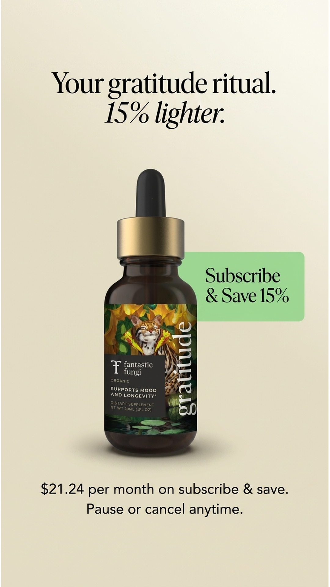 Fantastic Fungi Facebook ad