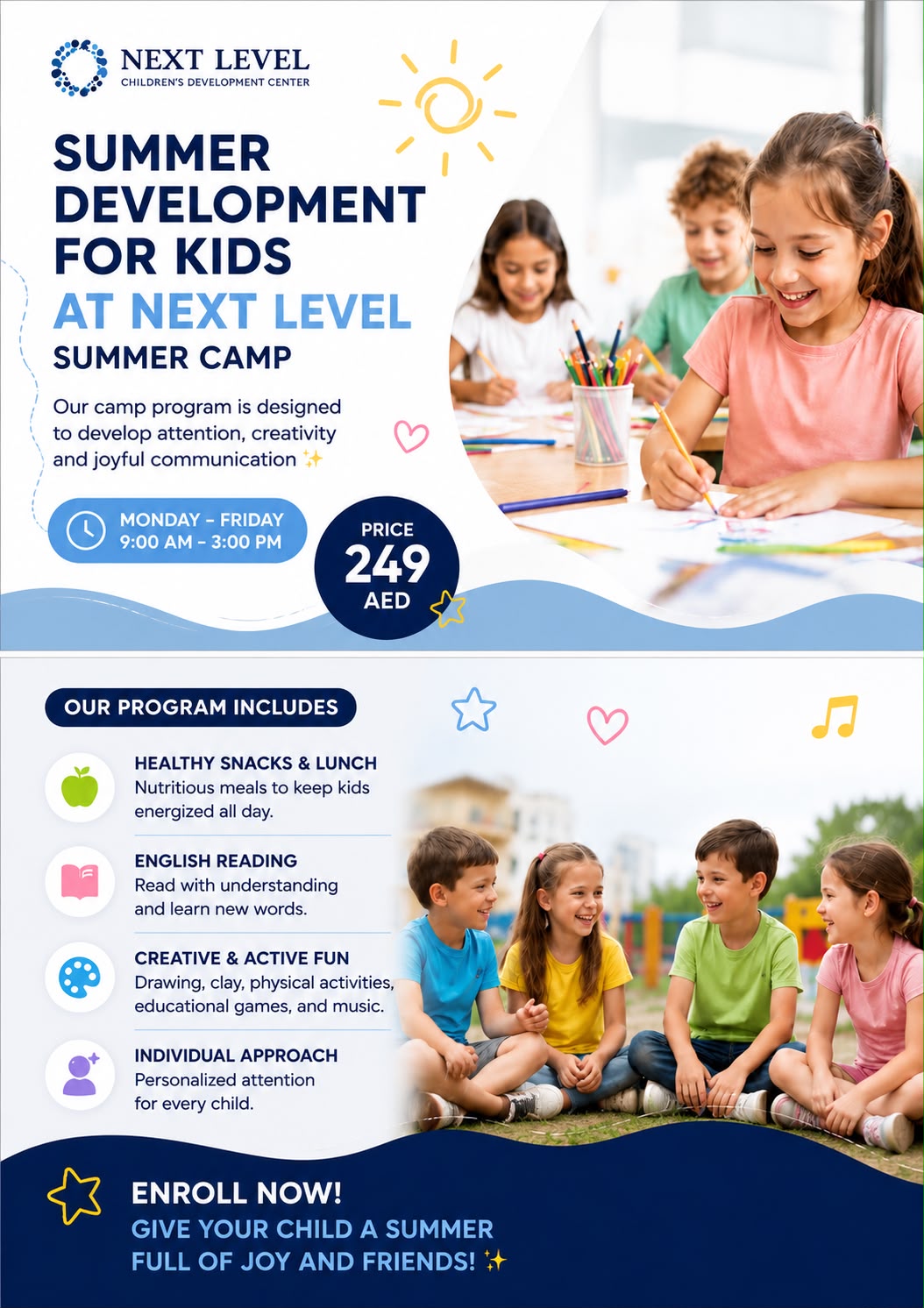 Next Level Rehab Therapy Center for Children in Dubai Facebook ad