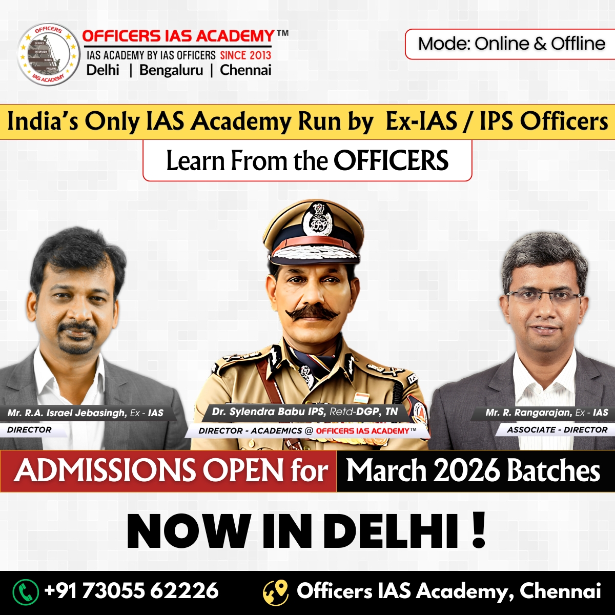 Officers IAS Academy Facebook ad: We are India’s Only IAS Academy run by…