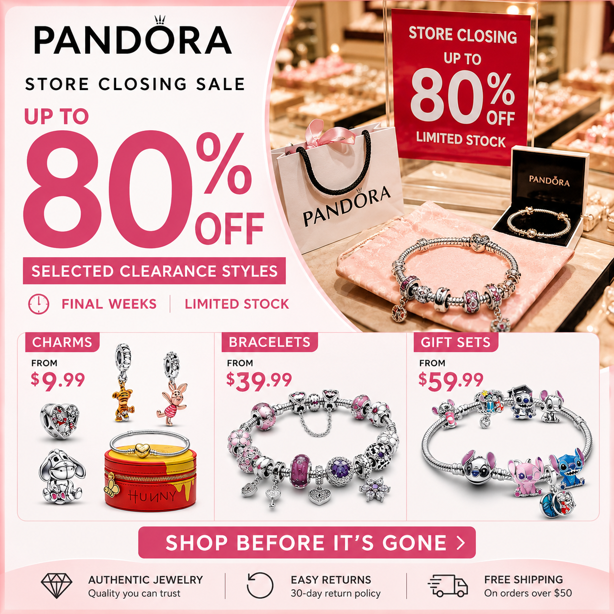 EverCharm Jewelry Facebook ad