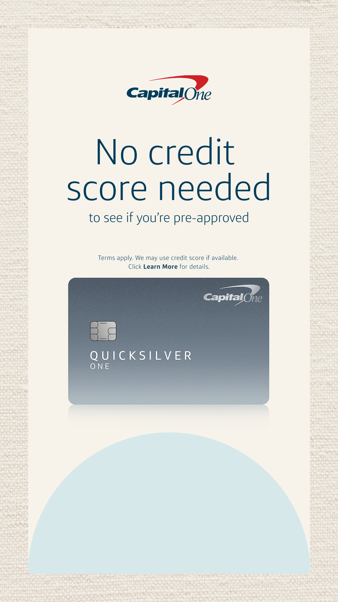 Capital One Facebook ad