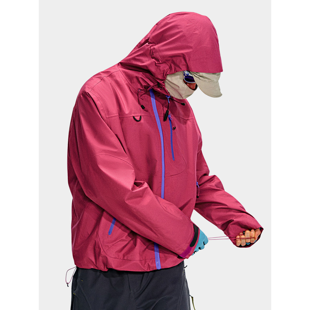 Gonggar Outdoor Apparel Facebook ad: Top layers for rain, wind, and everyday wear.