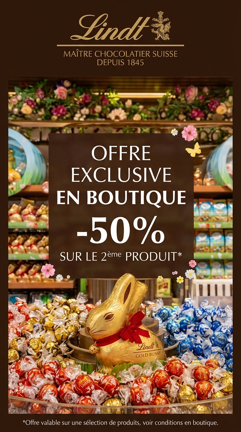 Lindt Facebook ad