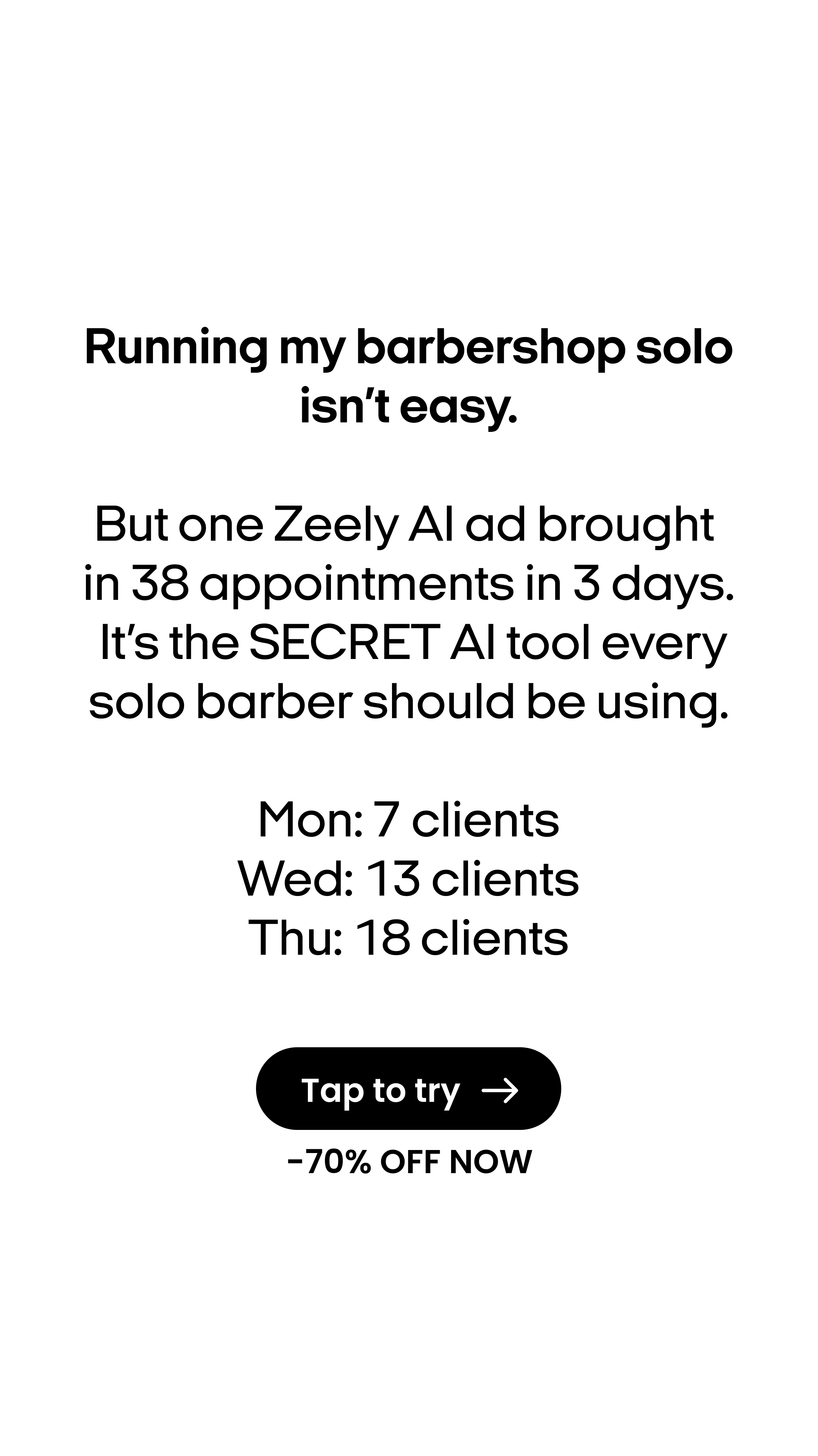 Zeely Facebook ad