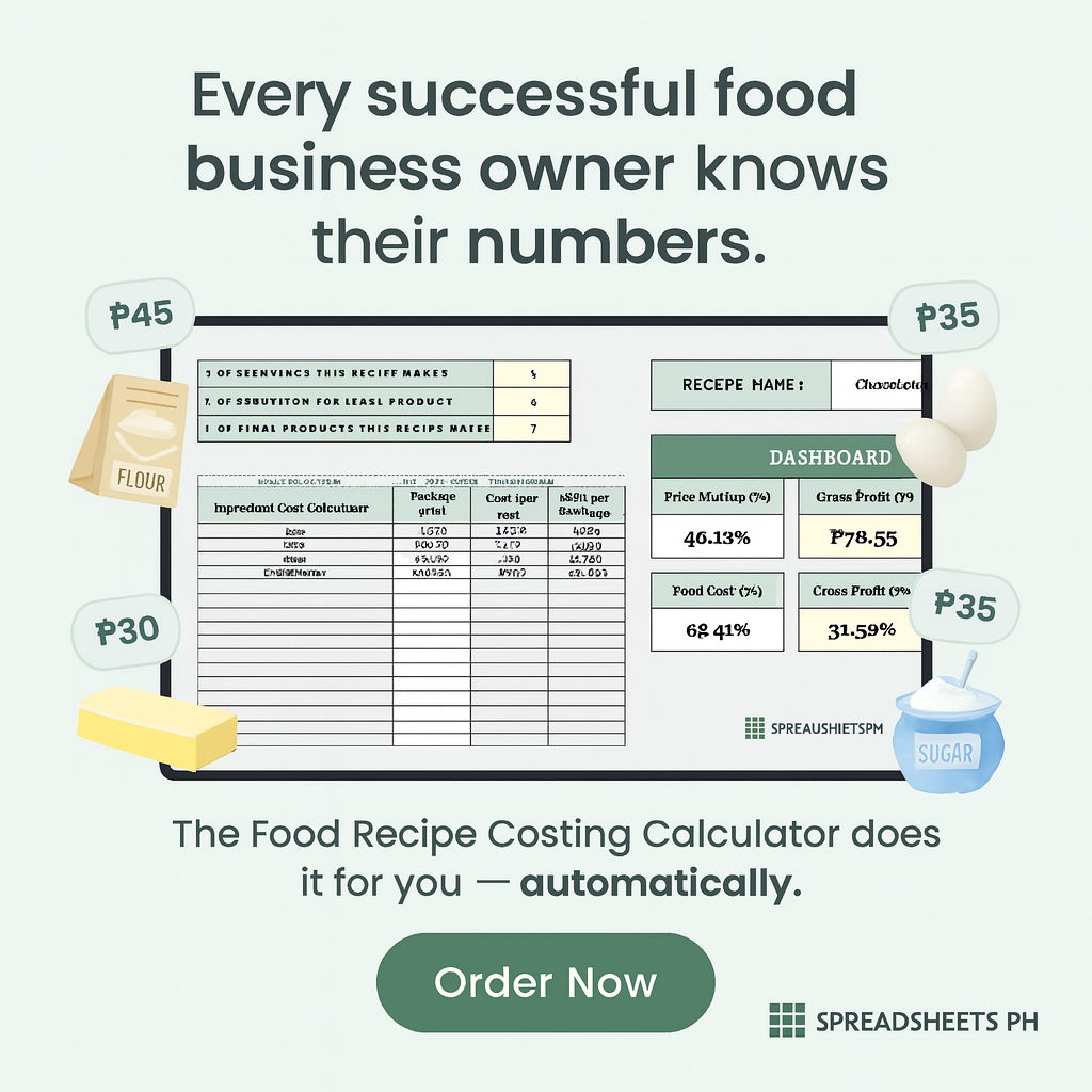 Spreadsheets PH Facebook ad