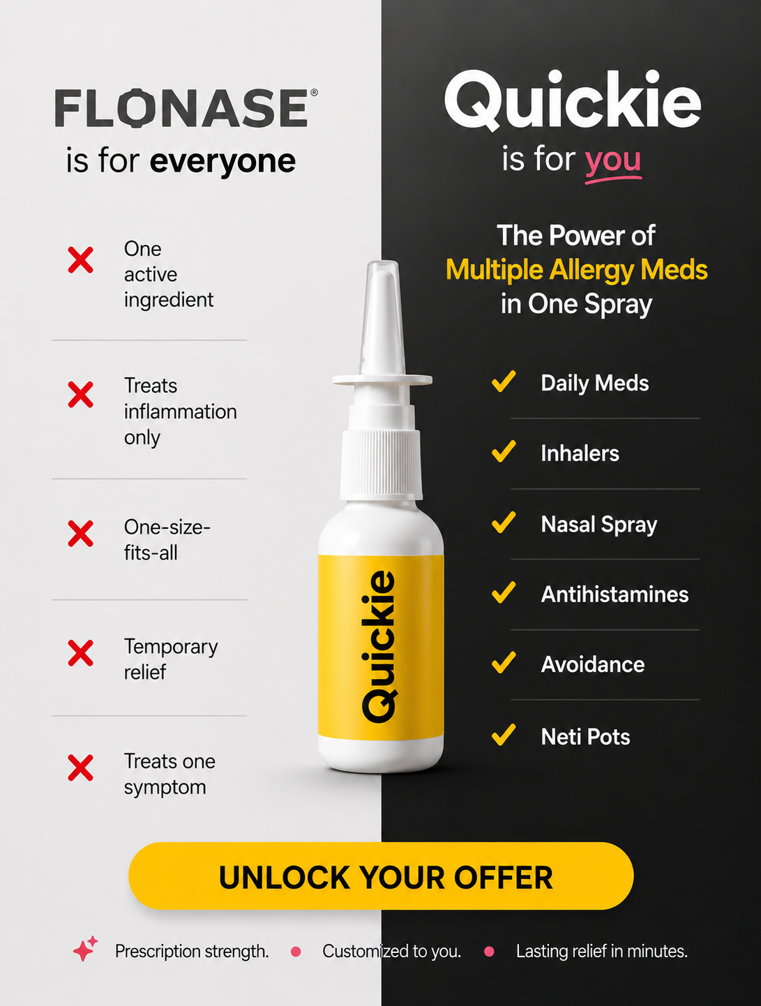 Curex Allergy Facebook ad