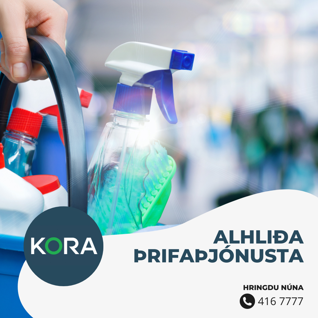 KORA Facebook ad: Alhliða þrifa- og ræstingaþjónusta
