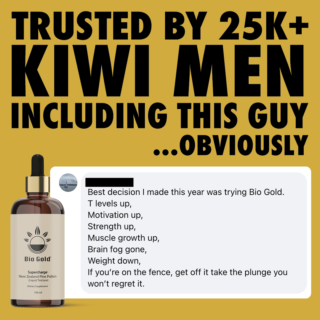 Bio Gold NZ Facebook ad