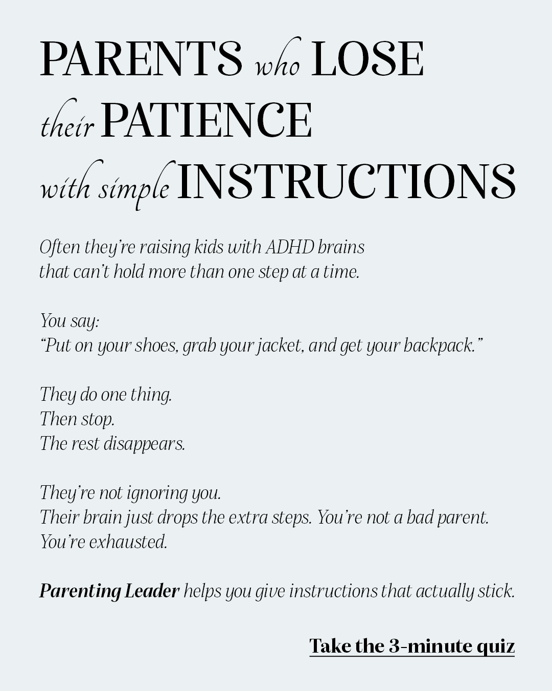 Parenting Leader Facebook ad