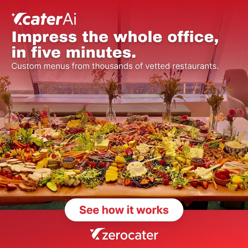 Zerocater Facebook ad: Meet CaterAi by Zerocater