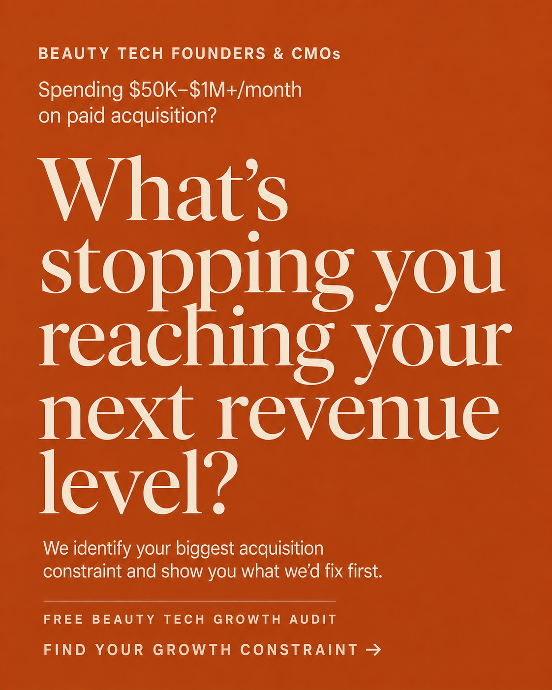 Rozee Digital Facebook ad: Scale Your Beauty Tech Brand Profitably