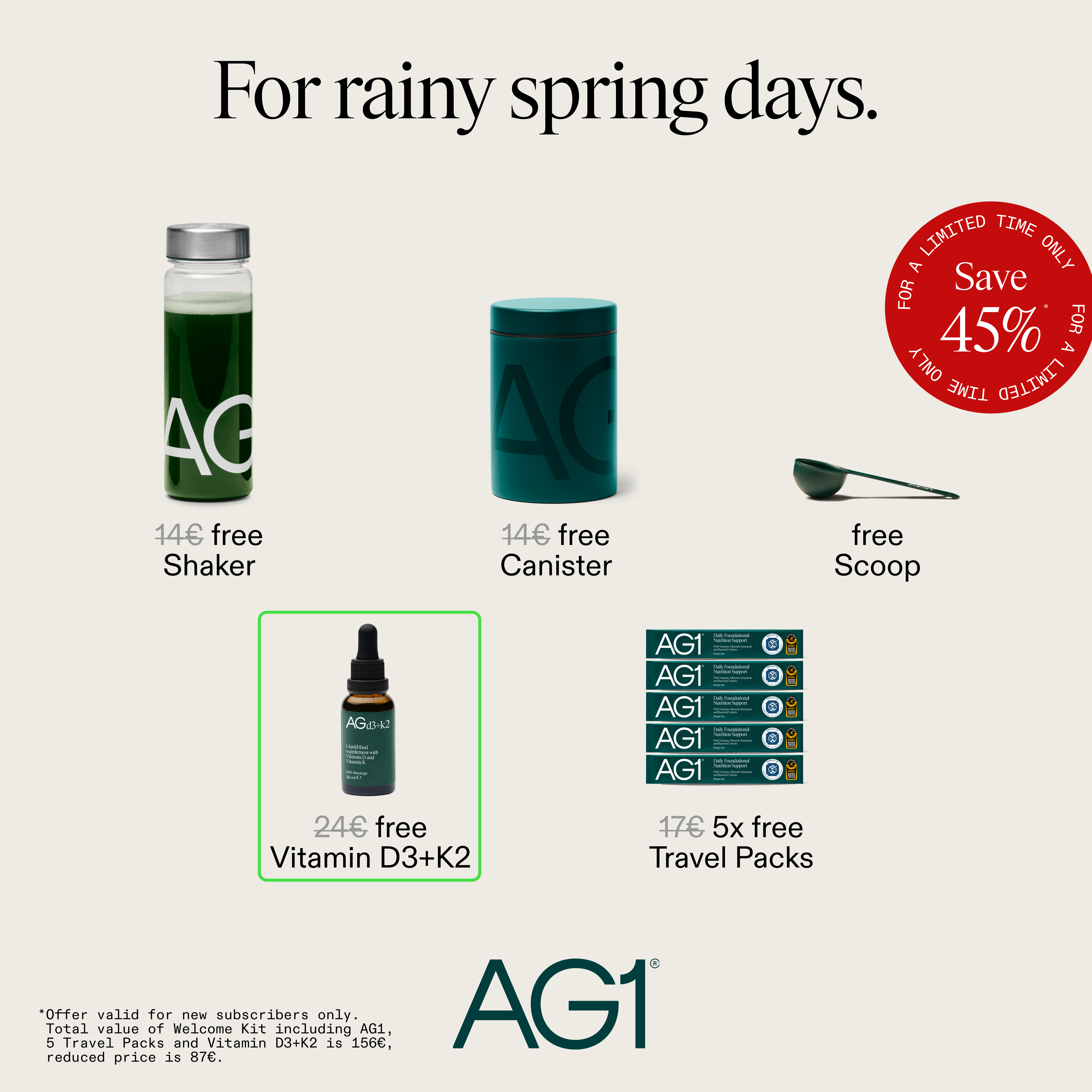 AG1 by Athletic Greens Facebook ad