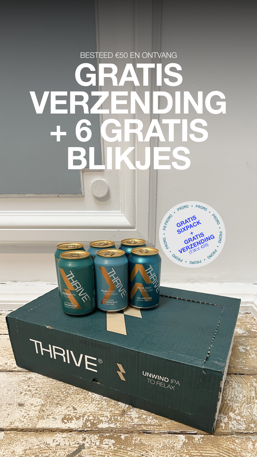 Thrive Beer Facebook ad