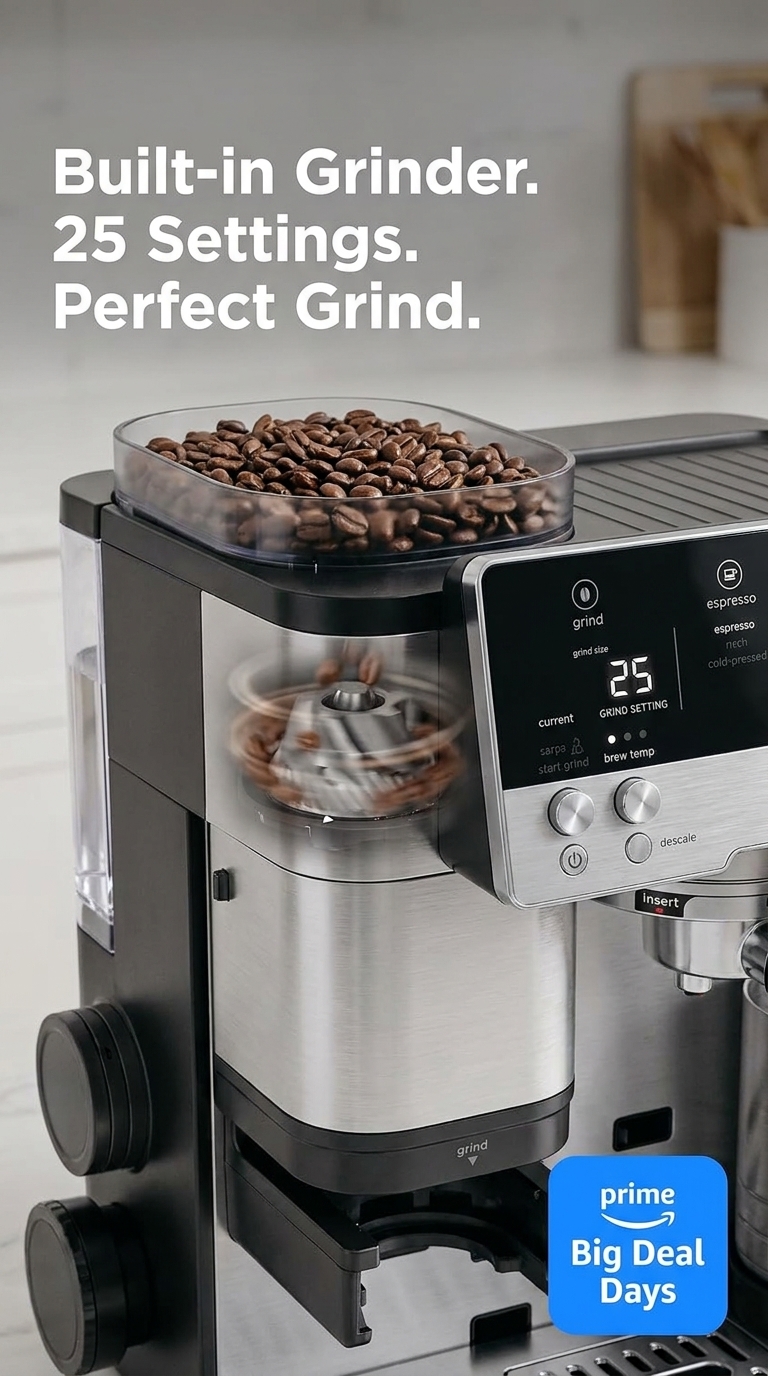 Maria's Finds Facebook ad: 25 grind settings for any coffee