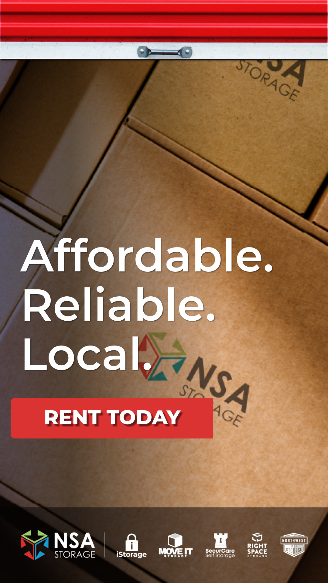 NSA Self Storage Facebook ad