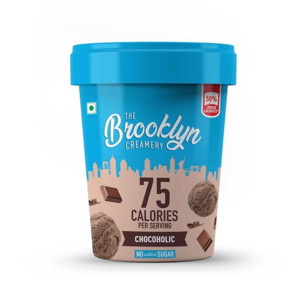 The Brooklyn Creamery Facebook ad: Ice creams under 99 calories with zero added…