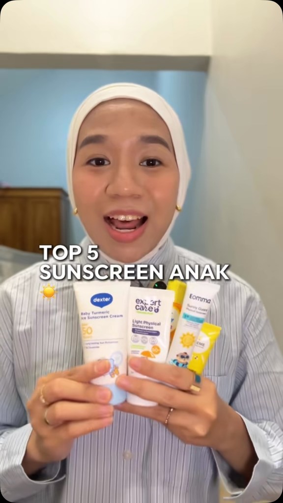 Maihani Facebook ad: Review top 5 sunscreen anak yang