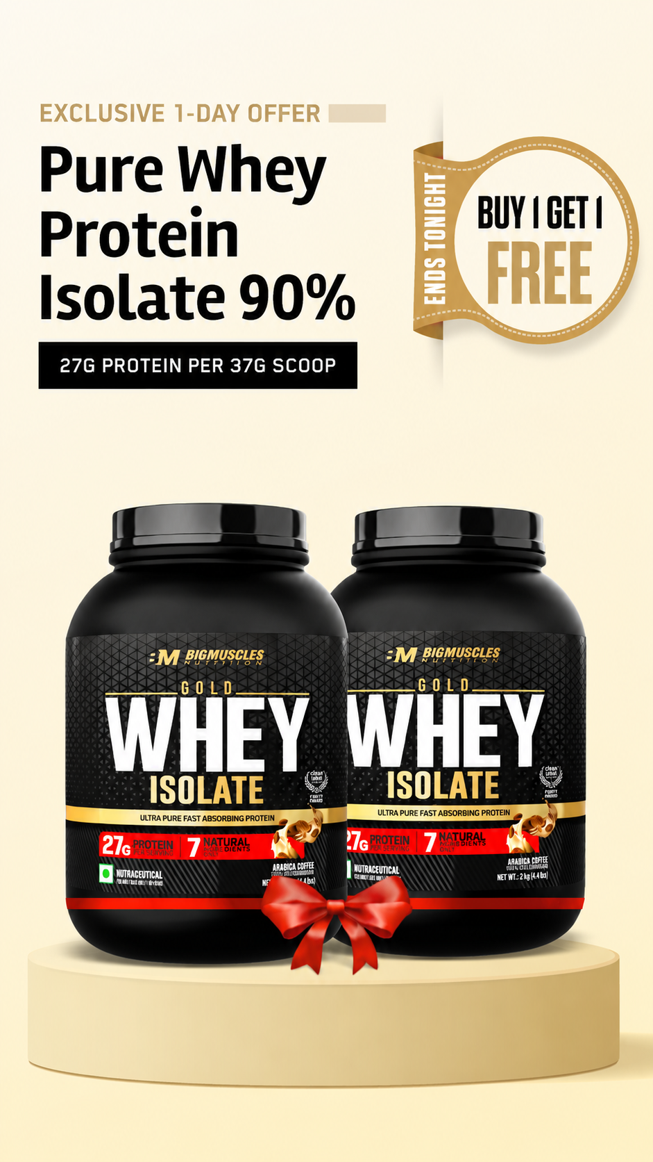 BigMuscles Nutrition Facebook ad