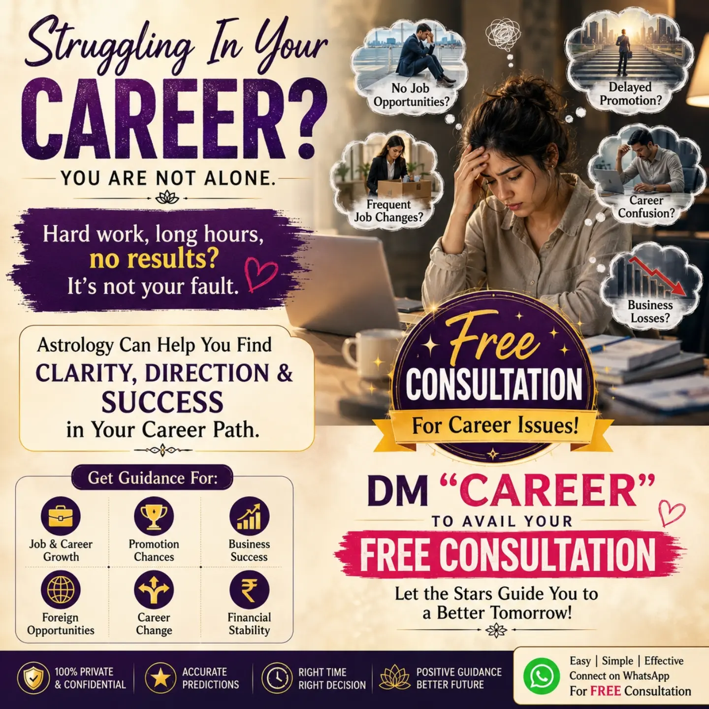 mhmhealing Facebook ad: Feeling Stuck in Your Career?