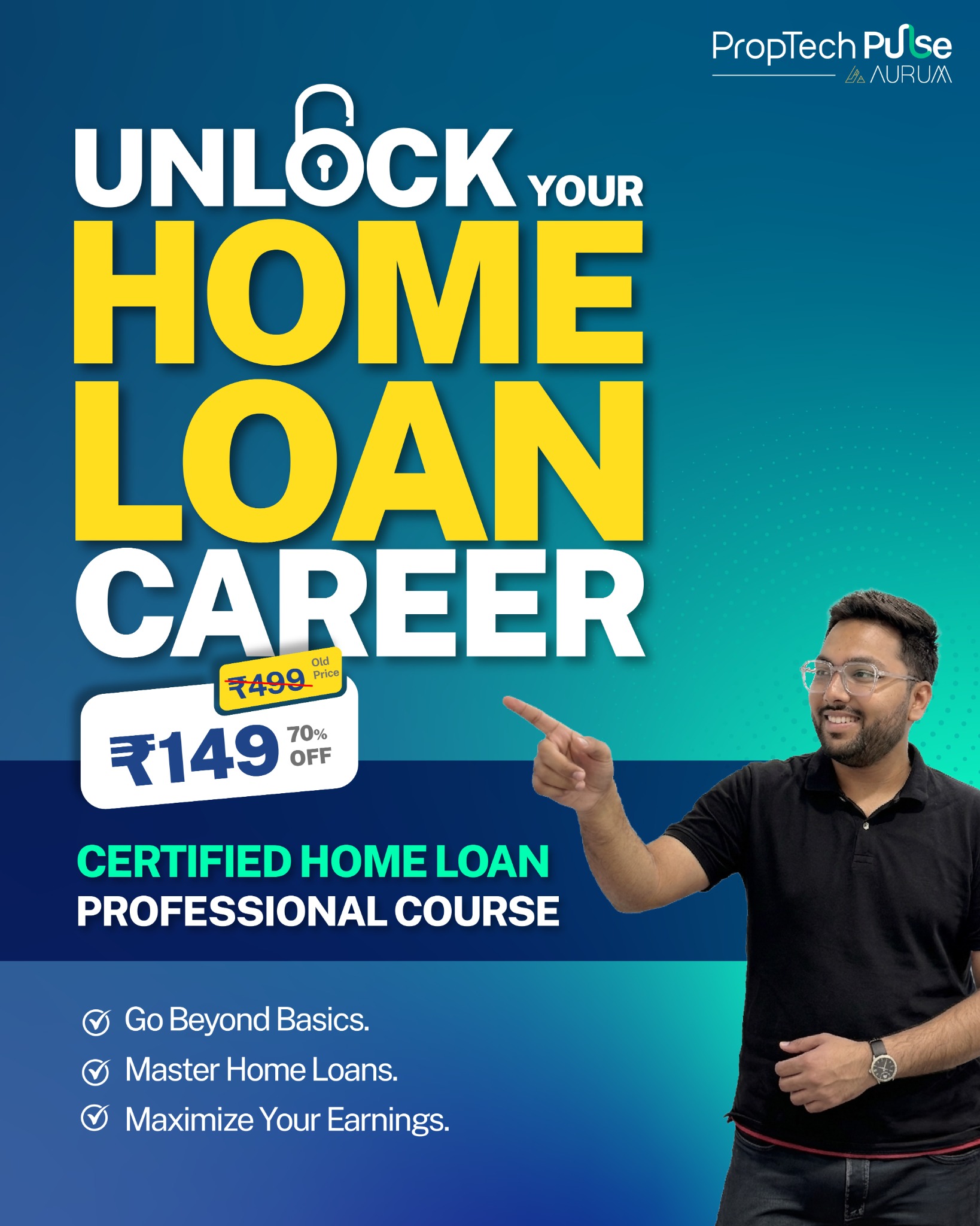 Aurum PropTech Limited Facebook ad: Learn how to grow your home loan business…