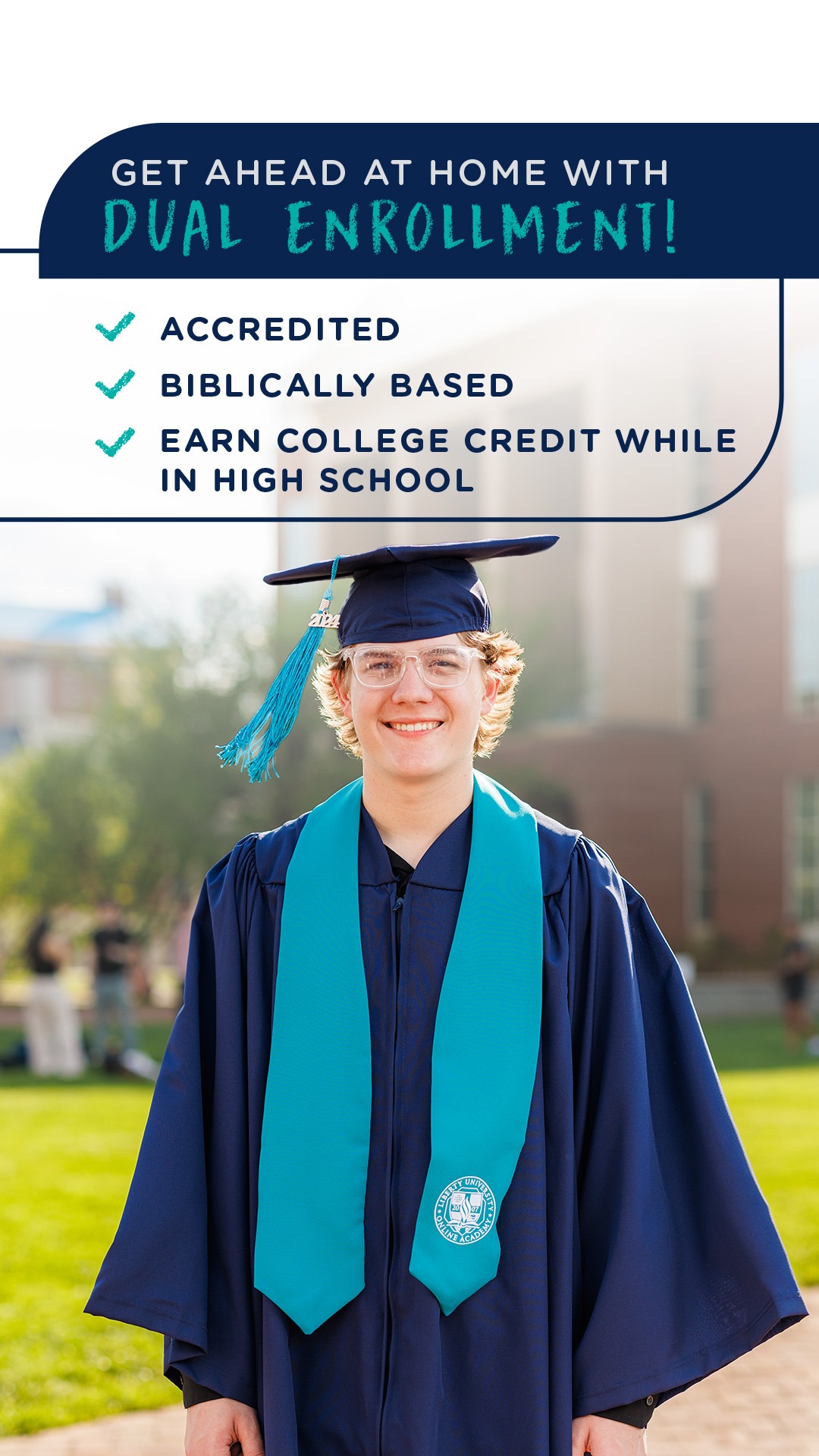 Liberty University Online Academy K-12 Facebook ad