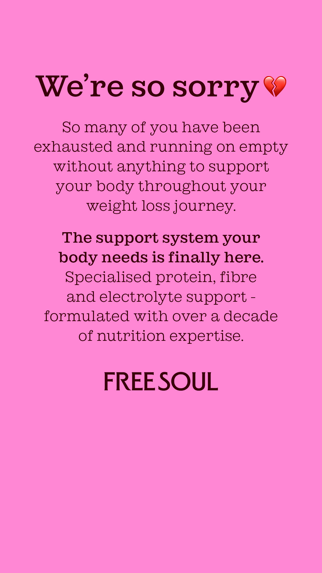 Free Soul Facebook ad